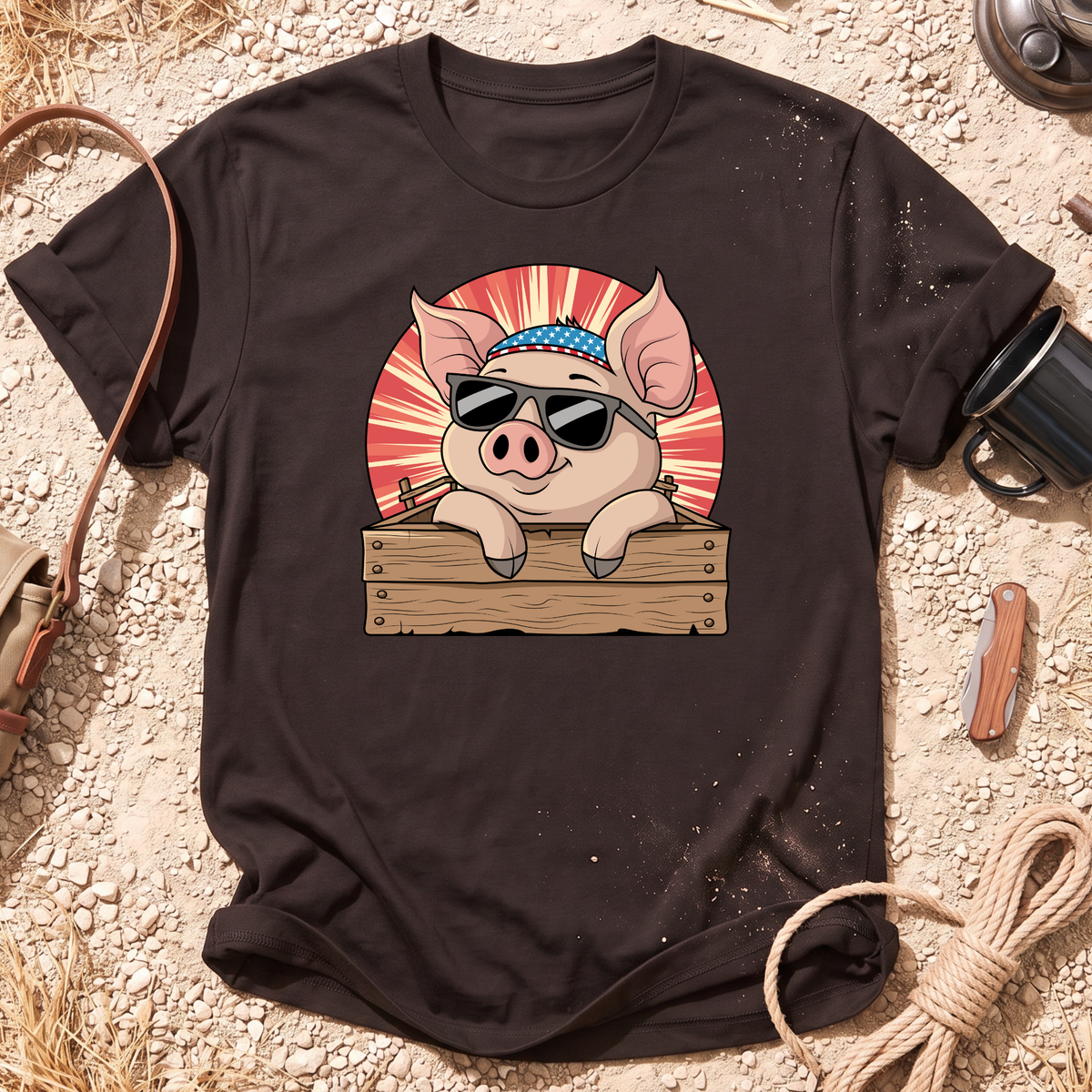 Patriotic Pig T-Shirt