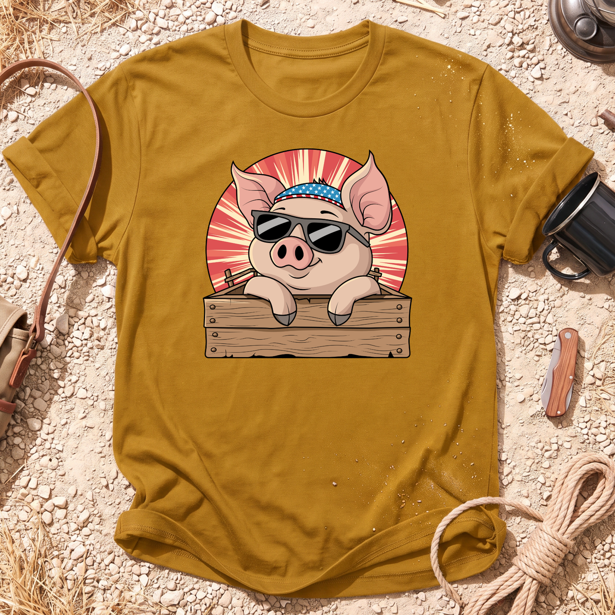 Patriotic Pig T-Shirt