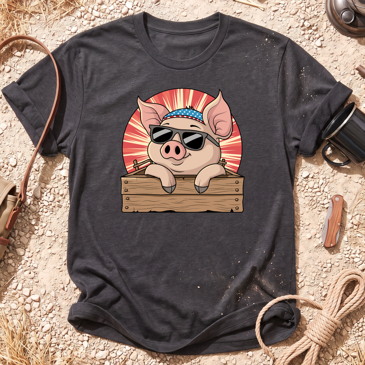 Patriotic Pig T-Shirt