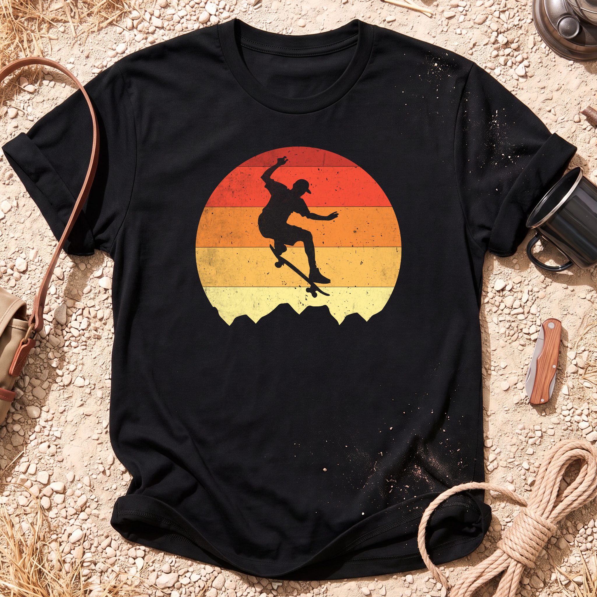 Retro Skateboarder T-Shirt