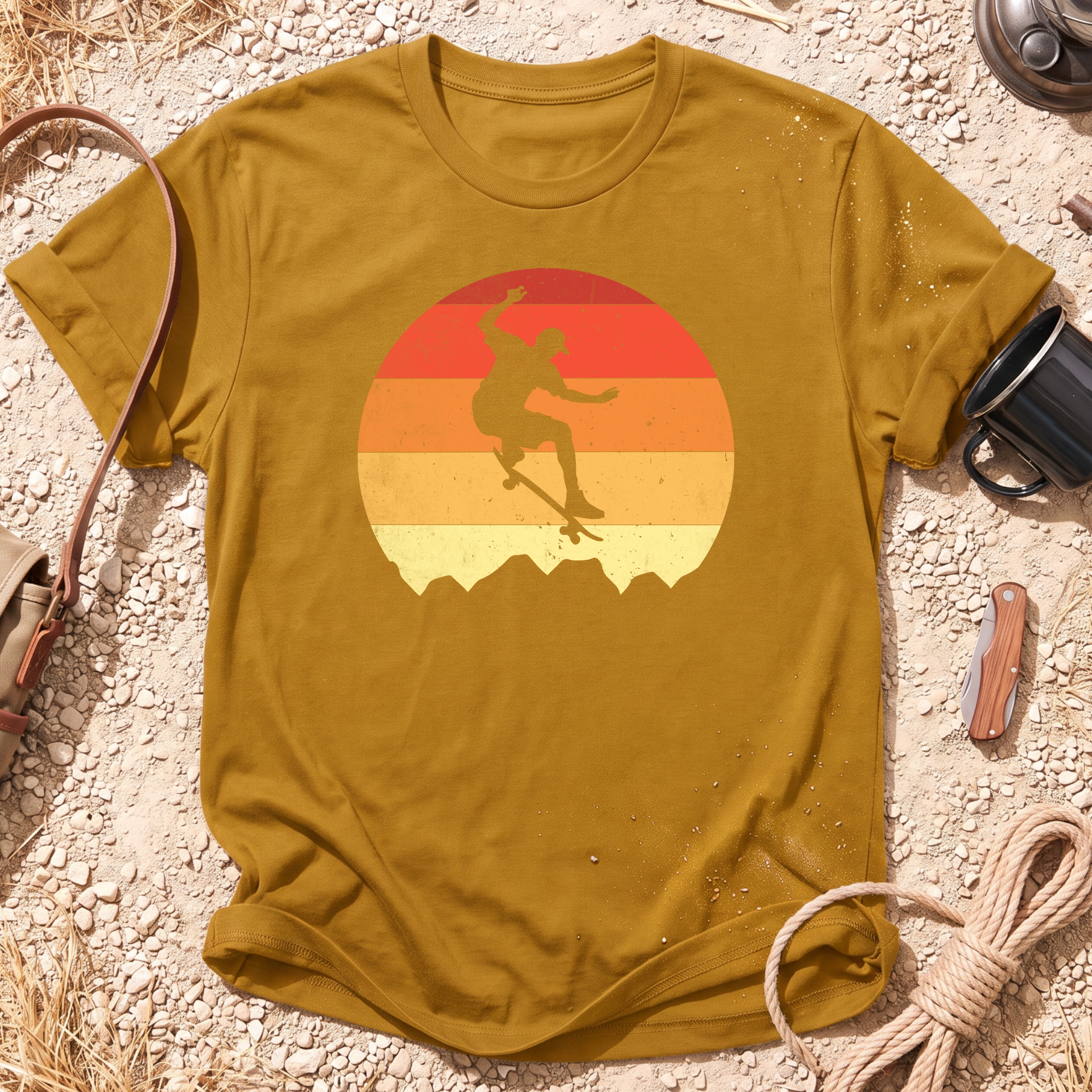 Retro Skateboarder T-Shirt