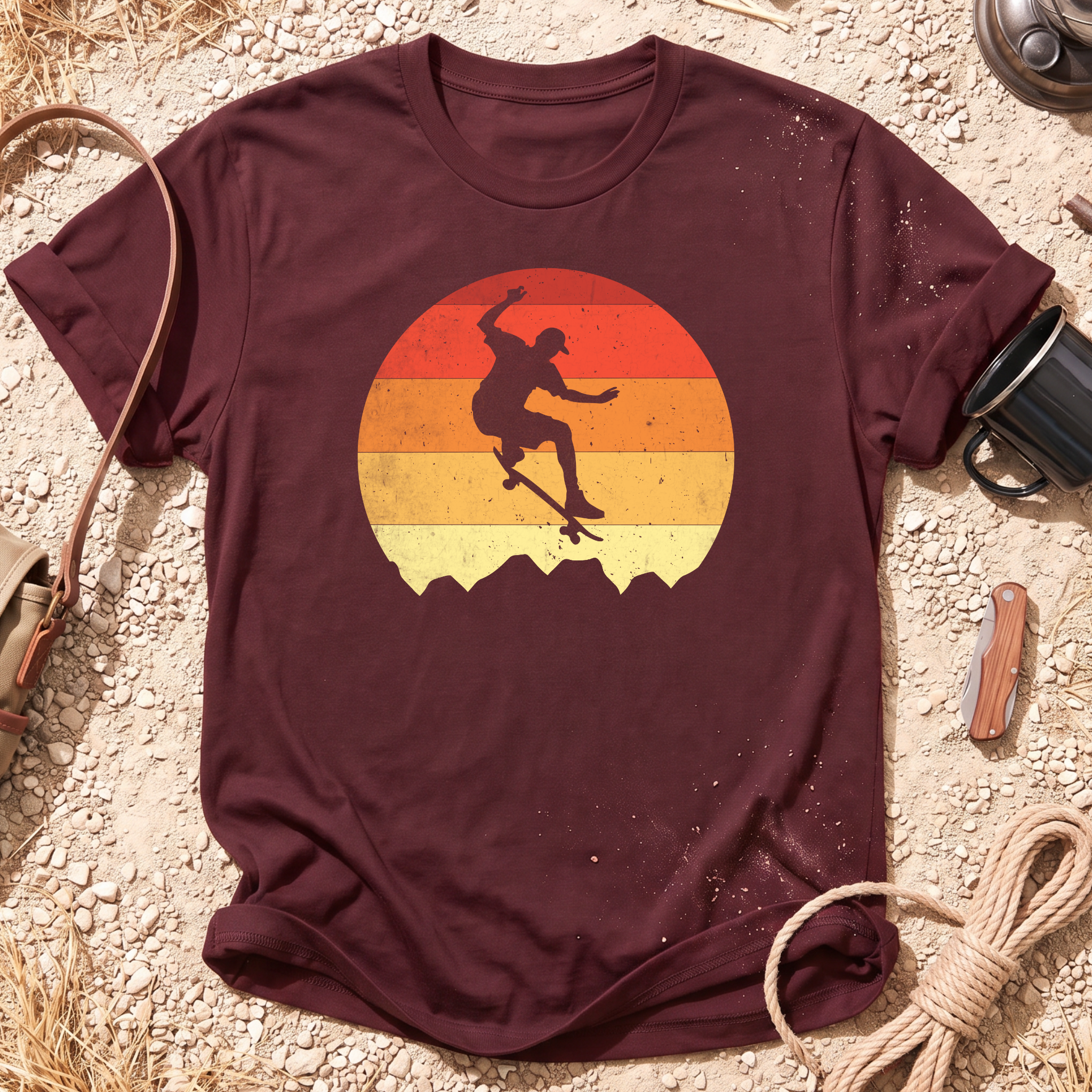 Retro Skateboarder T-Shirt