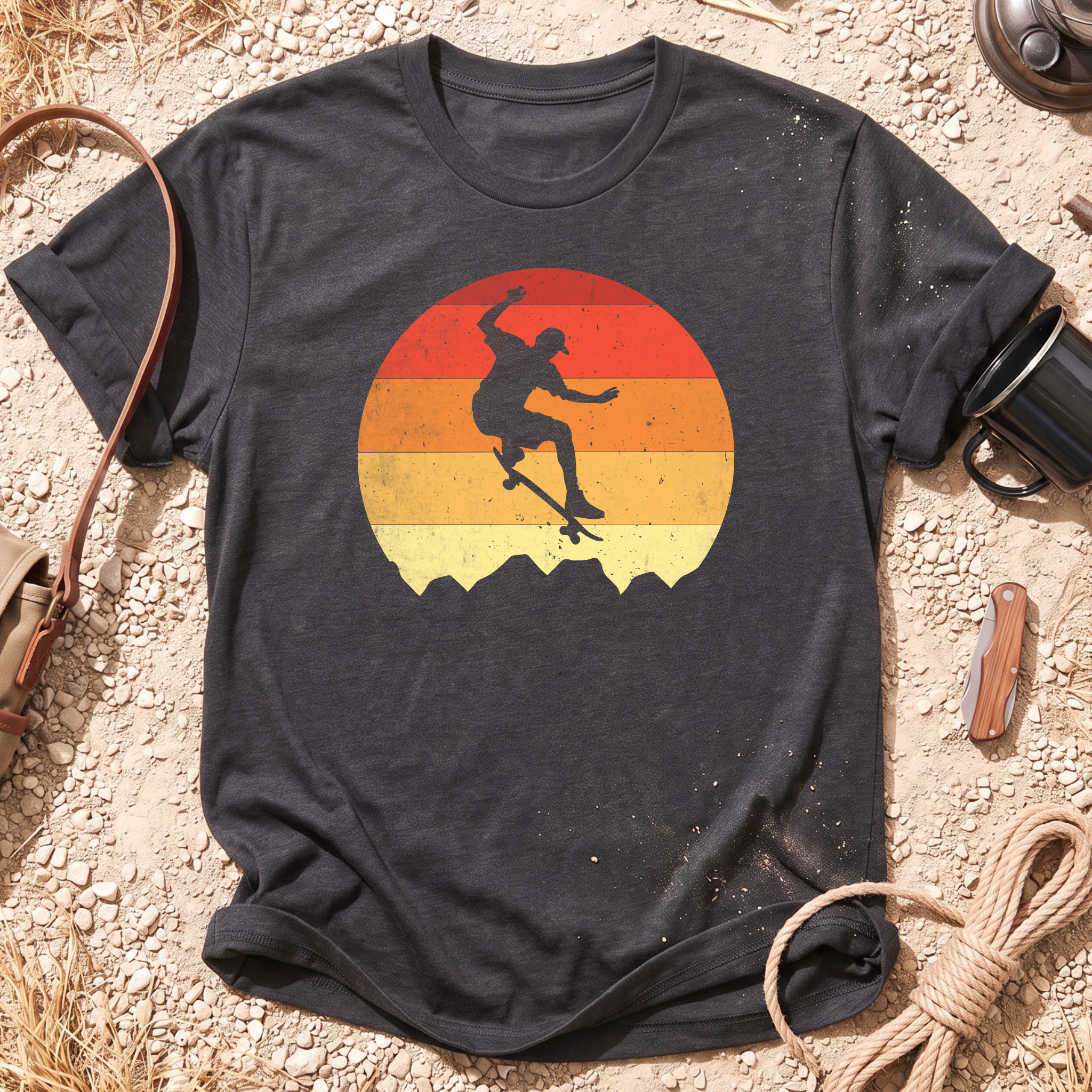 Retro Skateboarder T-Shirt