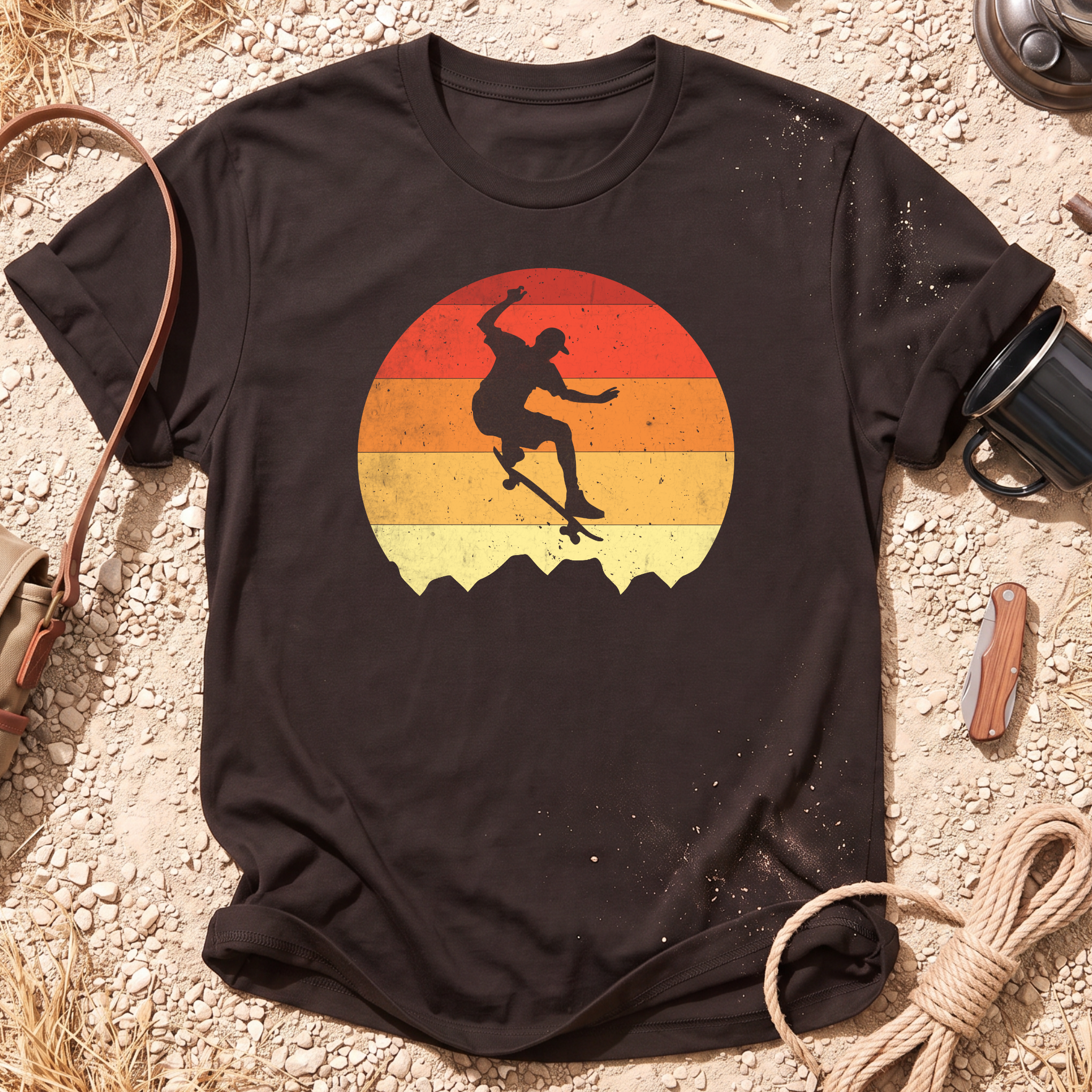 Retro Skateboarder T-Shirt