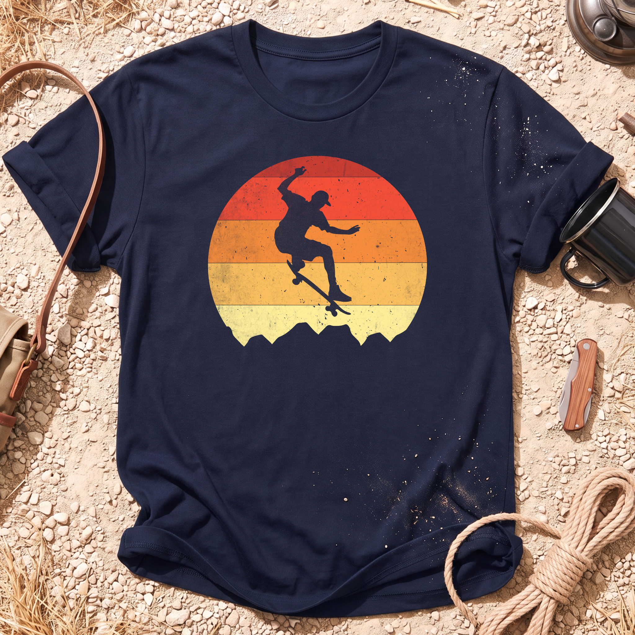 Retro Skateboarder T-Shirt