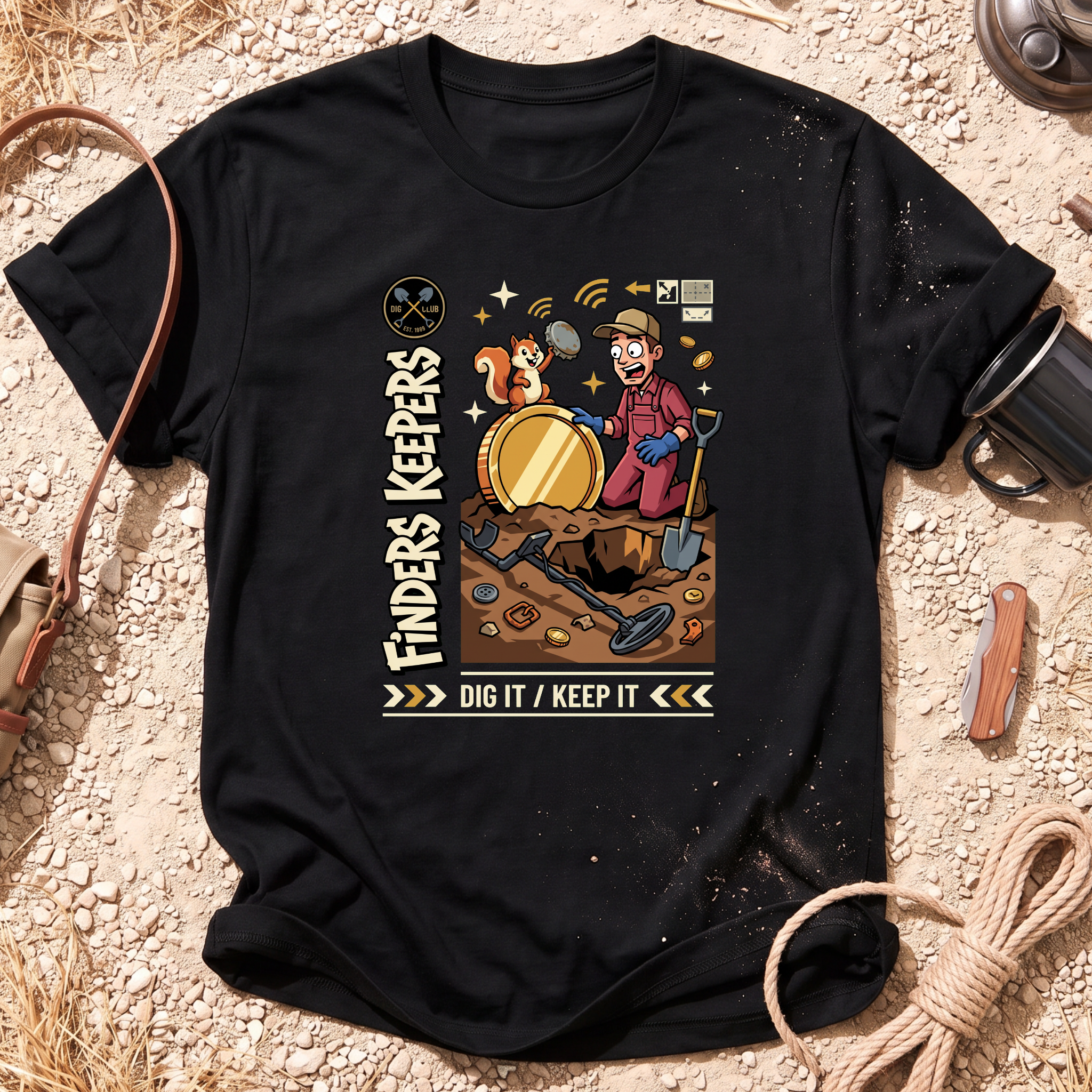 Finders Keepers Squirrel T-Shirt